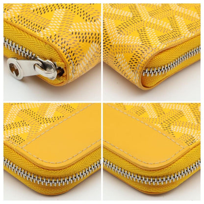 Goyard Matignon PM Compact Wallet Yellow — view 9