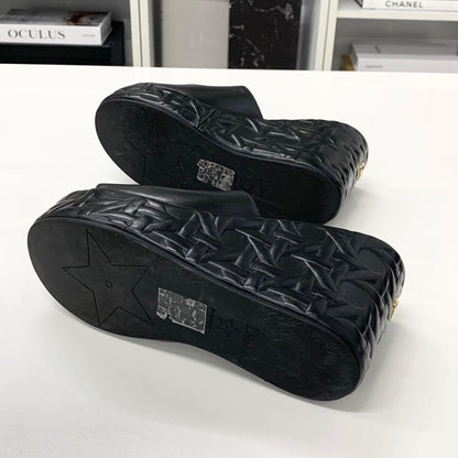 Dior Attitude Cannage Logo Leather Sandals — view 7