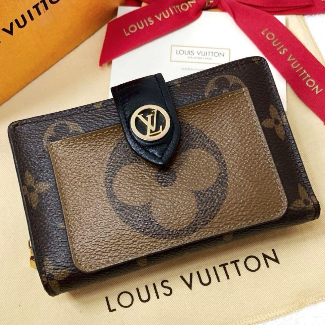 Louis Vuitton Monogram Reverse Portefeuille Juliette Foldable Wallet