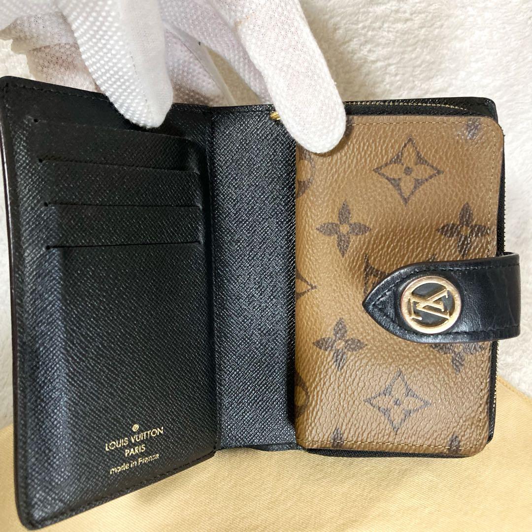 Louis Vuitton Monogram Reverse Portefeuille Juliette Foldable Wallet