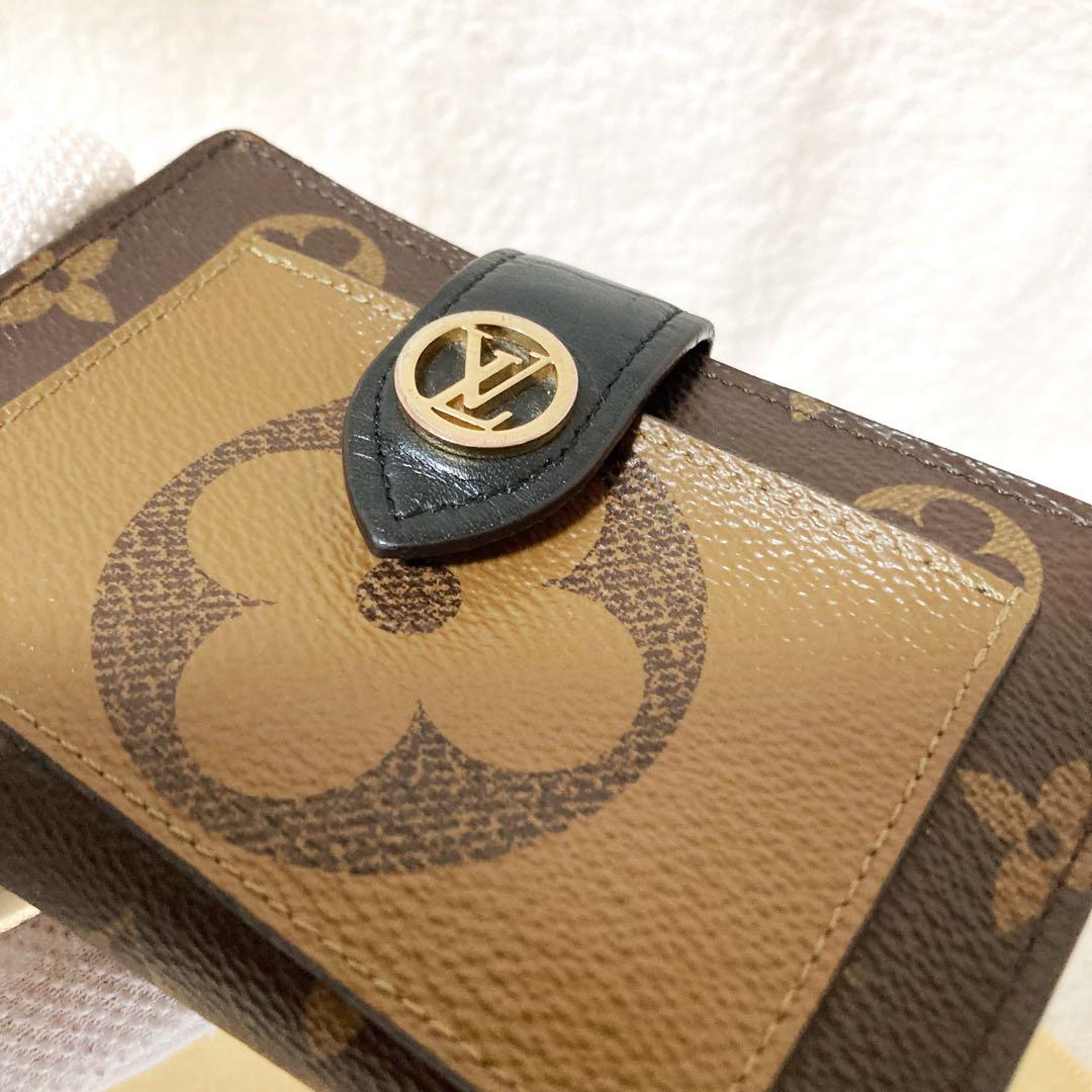 Louis Vuitton Monogram Reverse Portefeuille Juliette Foldable Wallet