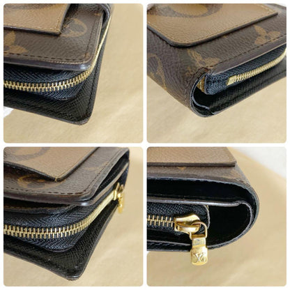 Louis Vuitton Monogram Reverse Portefeuille Juliette Foldable Wallet