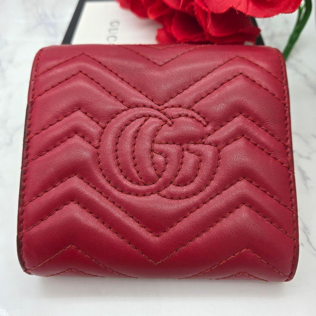 Gucci Fold Wallet GG Marmont Quilted — view 2