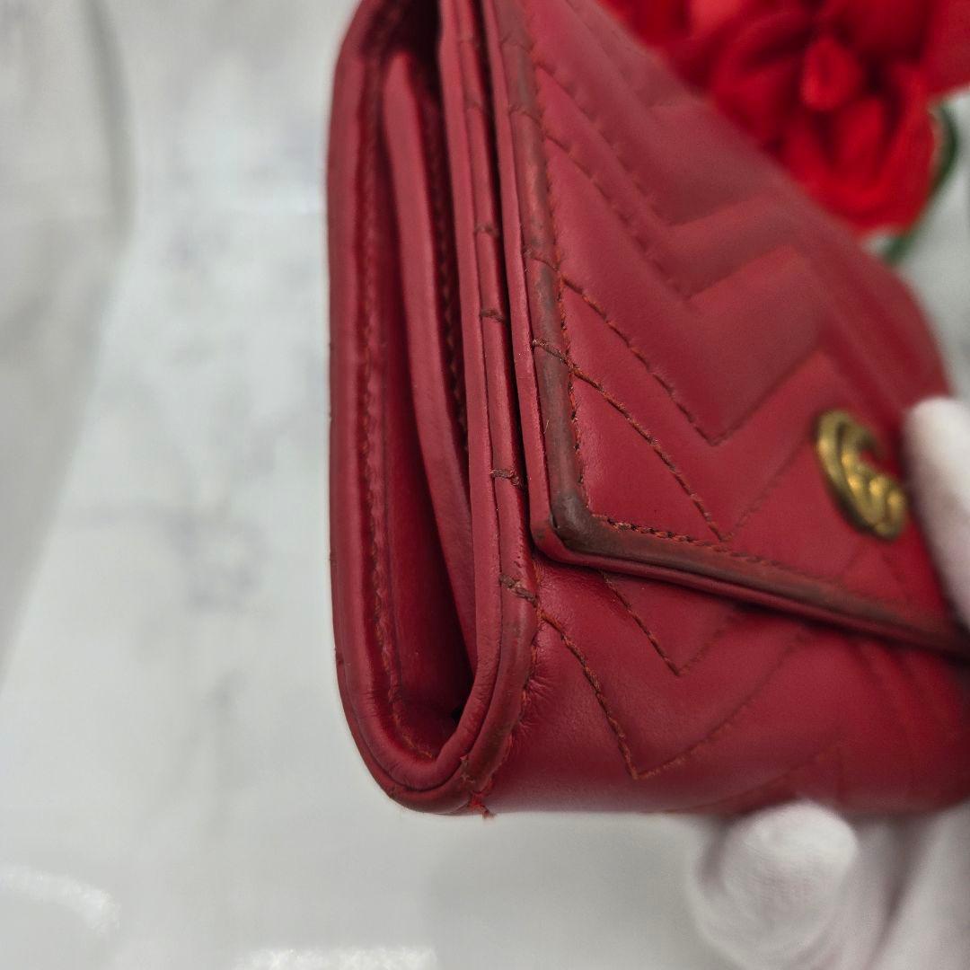 Gucci Fold Wallet GG Marmont Quilted — view 5