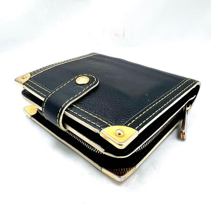 Louis Vuitton Suhali Compact Zip Noir Wallet
