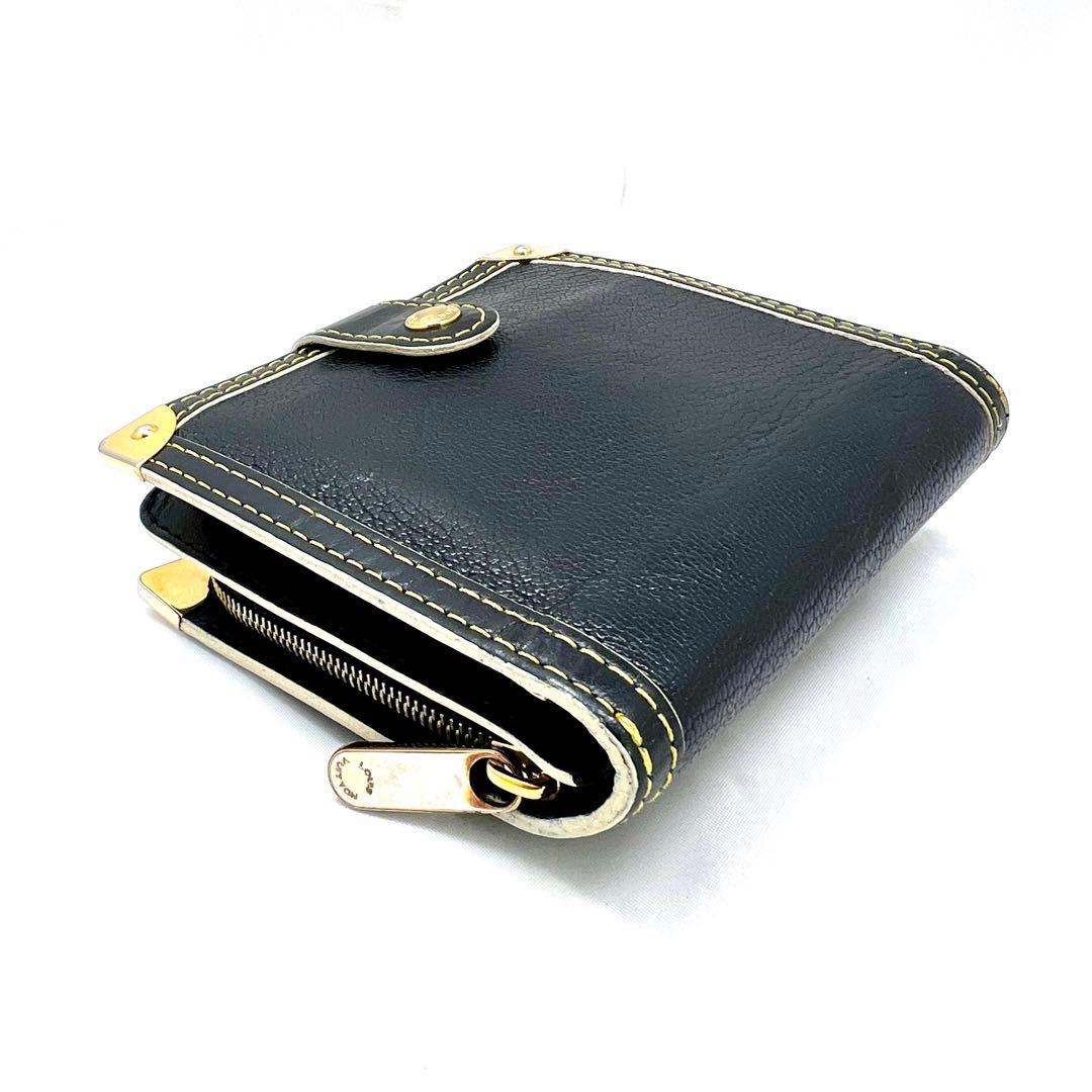 Louis Vuitton Suhali Compact Zip Noir Wallet