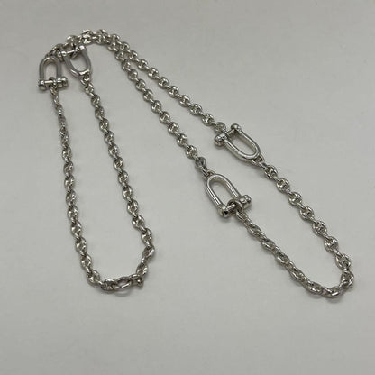 Gucci Anchor Chain Horsebit Necklace Marina