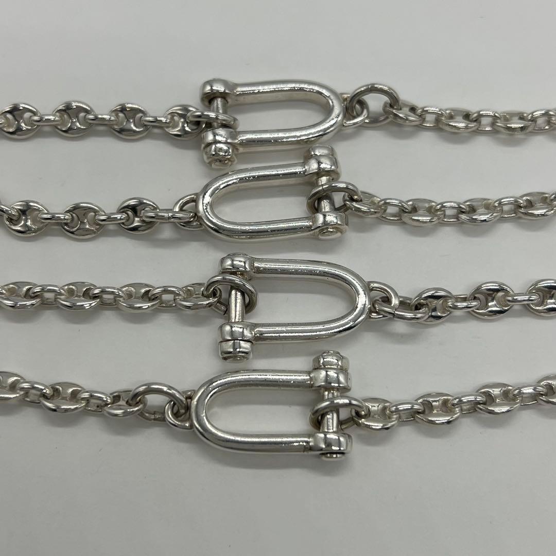 Gucci Anchor Chain Horsebit Necklace Marina