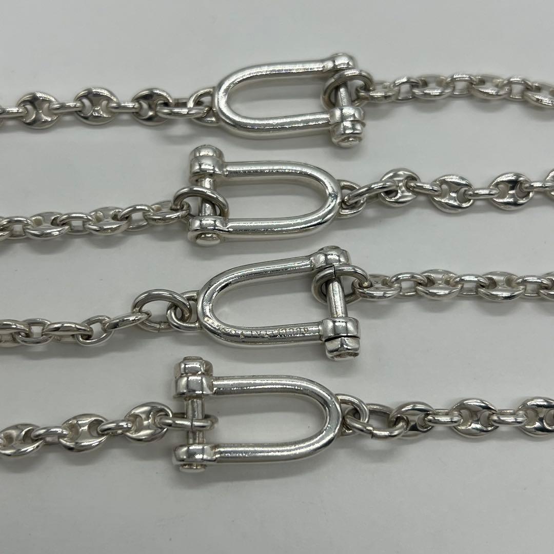Gucci Anchor Chain Horsebit Necklace Marina