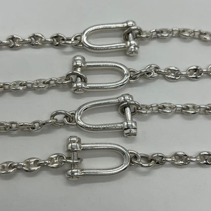 Gucci Anchor Chain Horsebit Necklace Marina