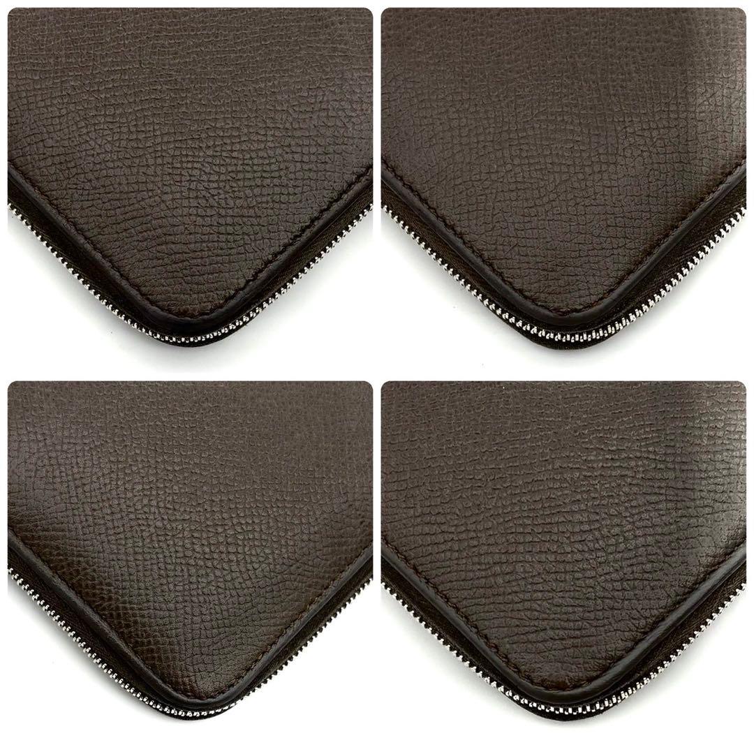Hermes Azap Long Silk in Etain Veau Wallet Zippy — view 9