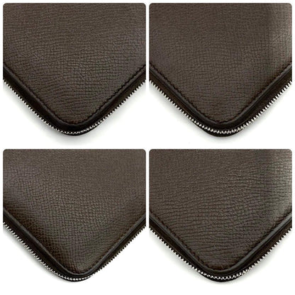 Hermes Azap Long Silk in Etain Veau Wallet Zippy — view 9