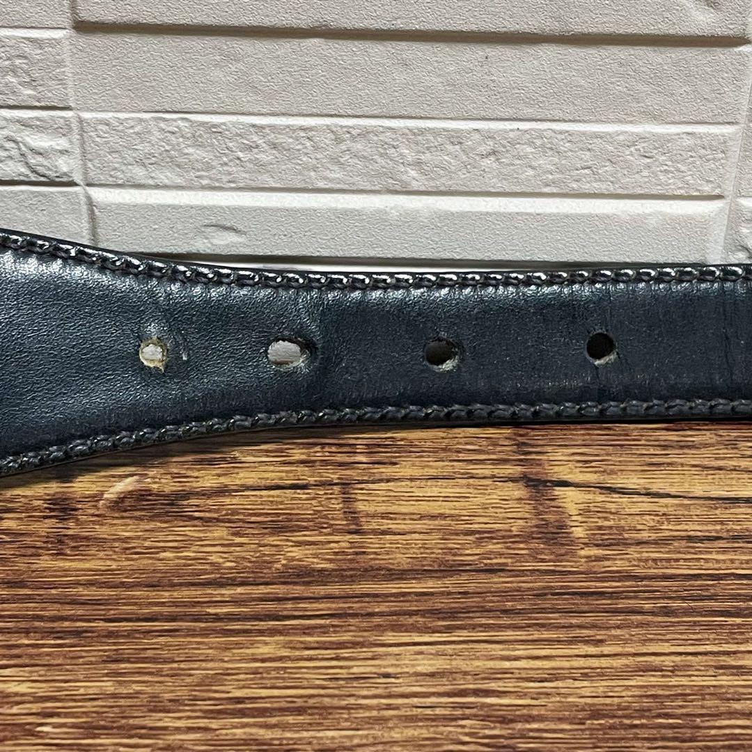 Gucci Sherry GG Gold Buckle Belt Leather Canvas — view 9