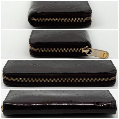 Louis Vuitton Zippy Wallet Vernis Amarante Round — view 4