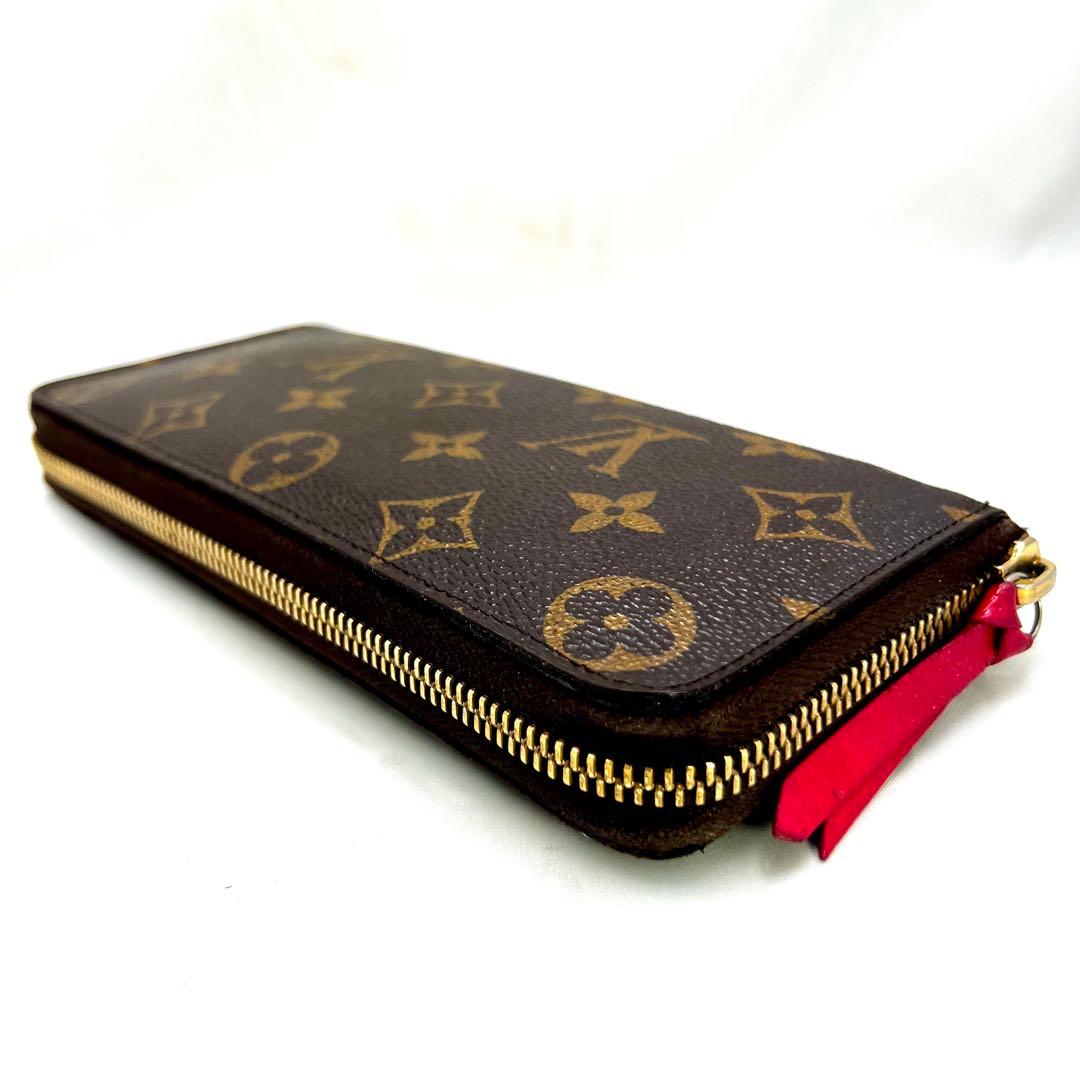 Louis Vuitton Monogram Portefeuille Clemence Coquelicot Wallet