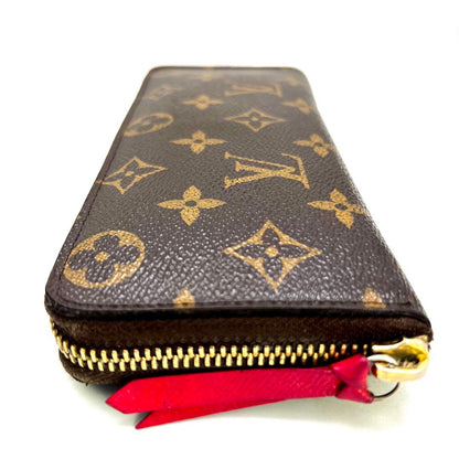 Louis Vuitton Monogram Portefeuille Clemence Coquelicot Wallet