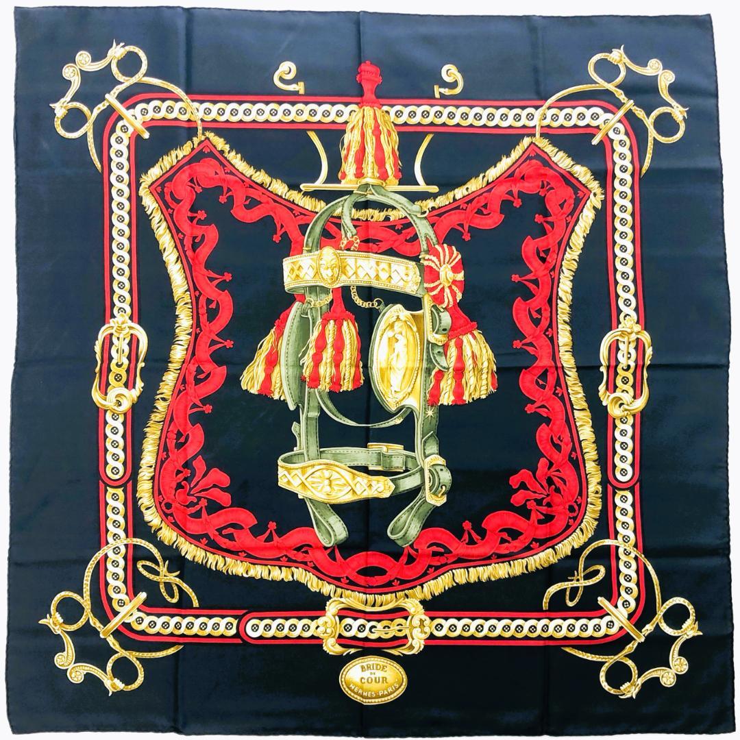 Hermes Carrée 90 Court Maitre D' Bride de Cour with Tags