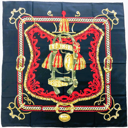 Hermes Carrée 90 Court Maitre D' Bride de Cour with Tags