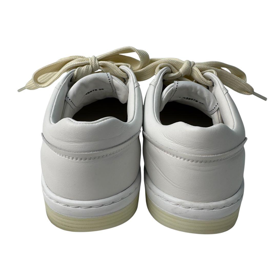 Chanel CC Logo Leather Sneakers — view 5