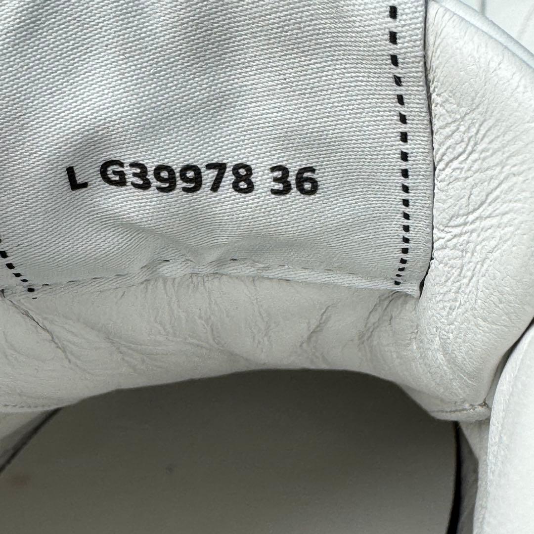 Chanel CC Logo Leather Sneakers — view 9