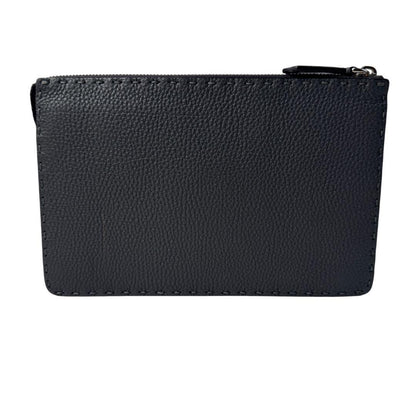 Fendi Selleria Clutch Dark Gray — view 3
