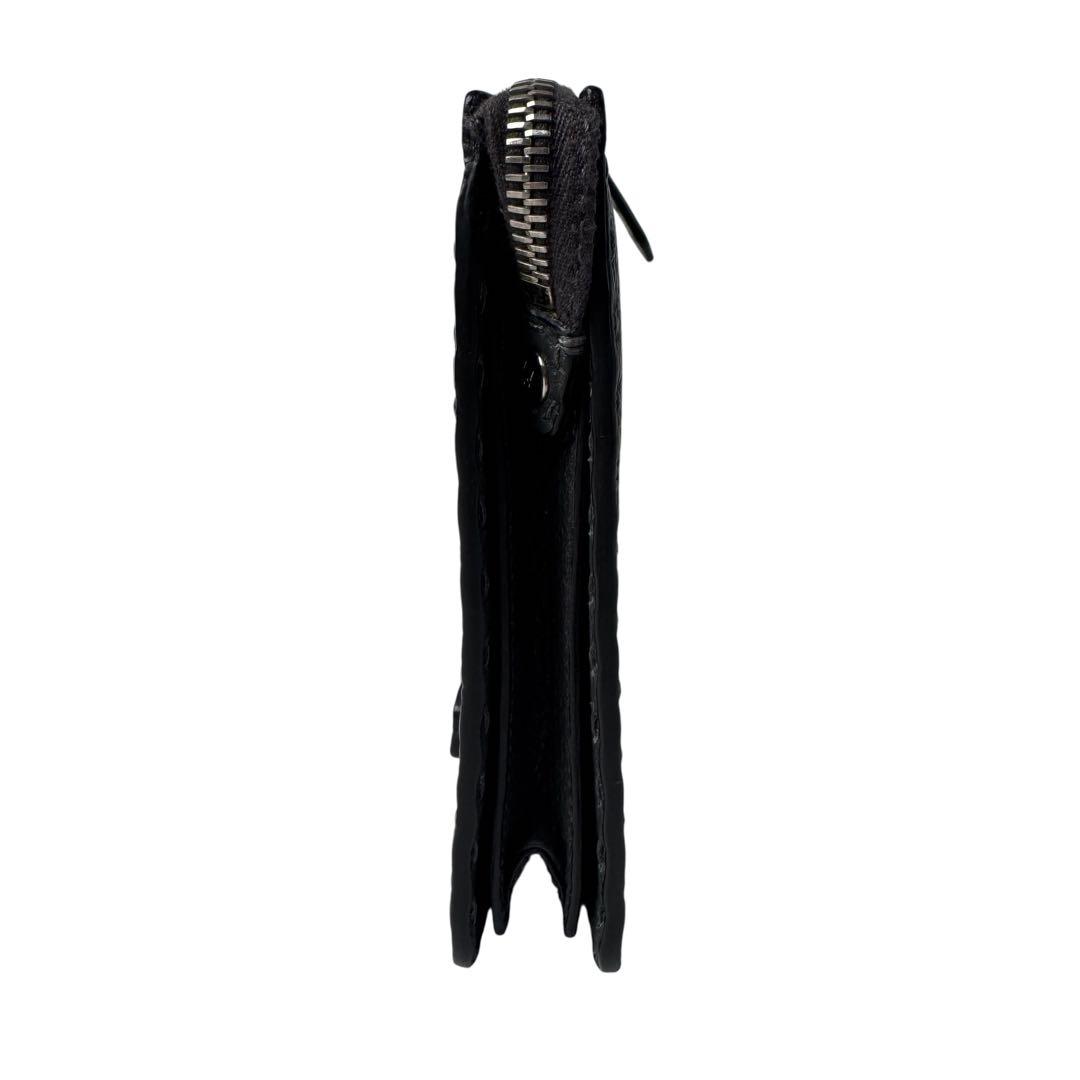Fendi Selleria Clutch Dark Gray — view 4