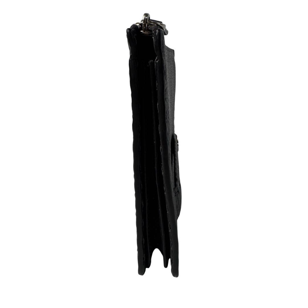 Fendi Selleria Clutch Dark Gray — view 5