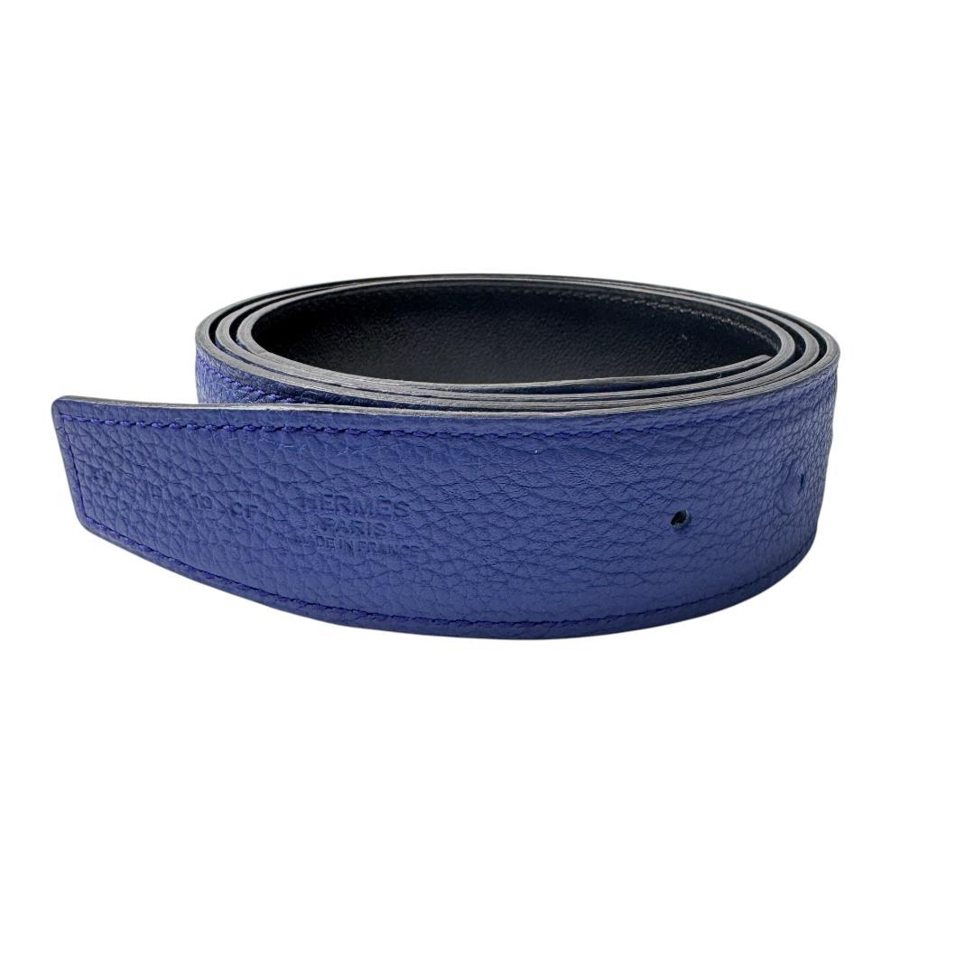 Hermes Belt Black Blue