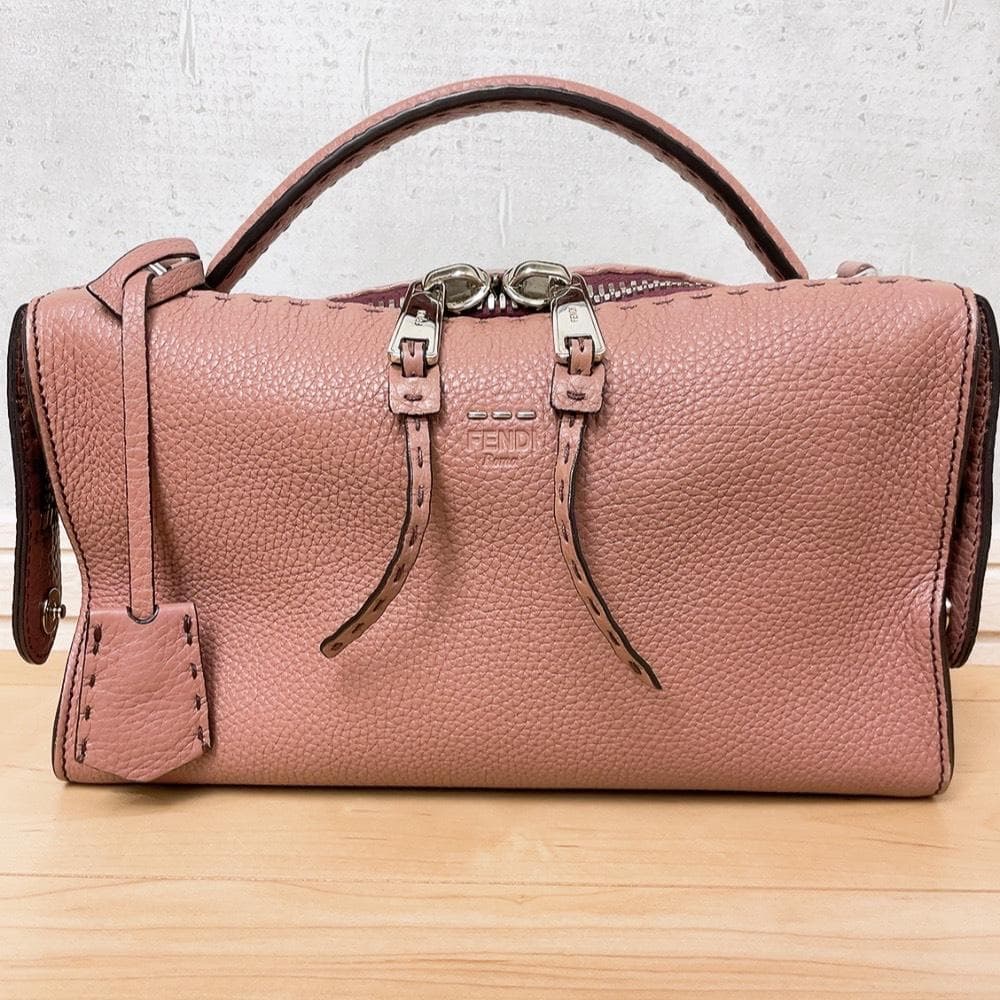 Fendi Selleria Ray Handbag Pink — view 2