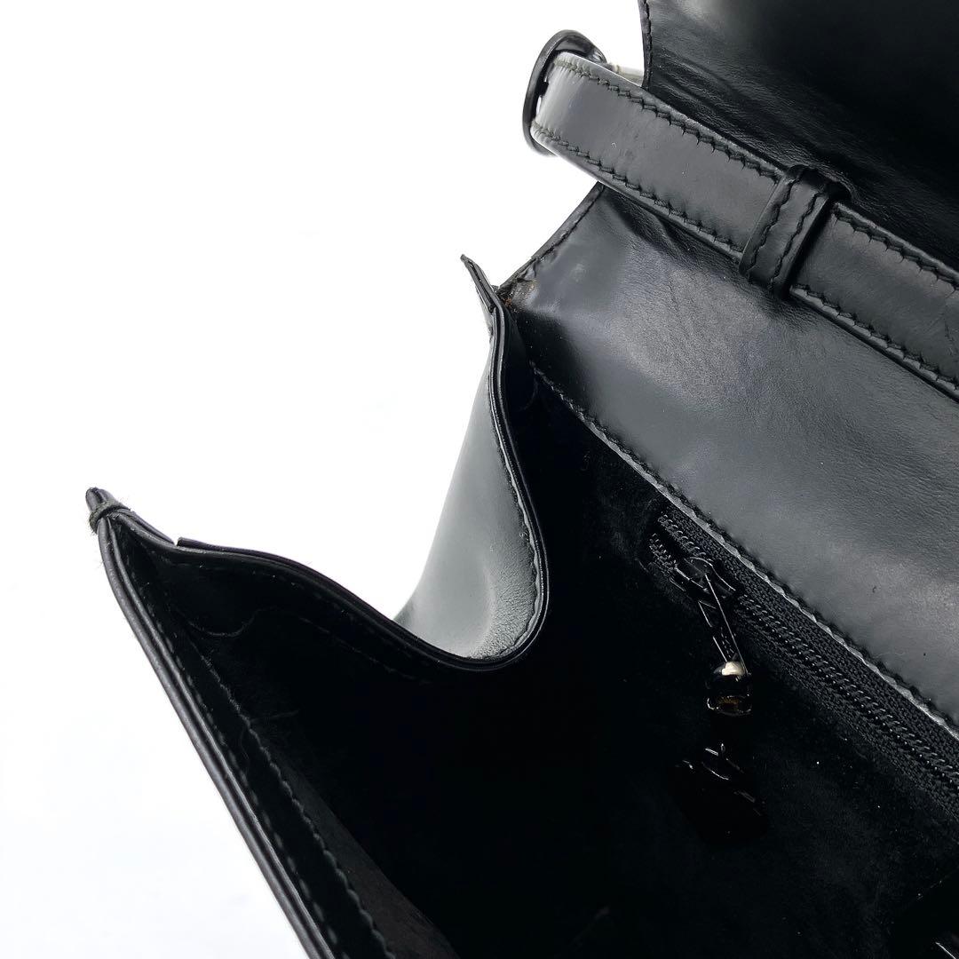 Gucci Shoulder Bag None Fabric Leather Black