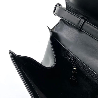 Gucci Shoulder Bag None Fabric Leather Black