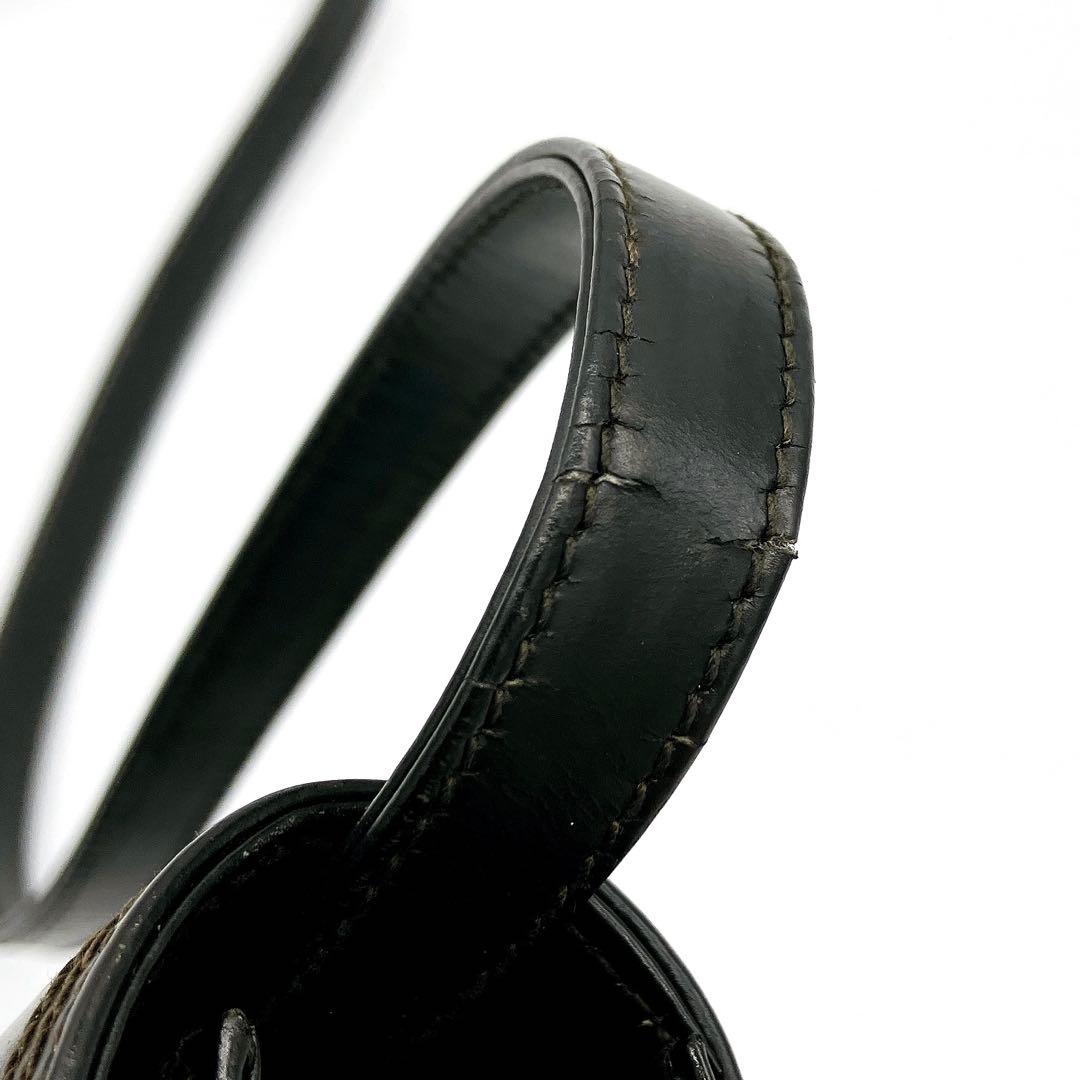 Gucci Shoulder Bag None Fabric Leather Black