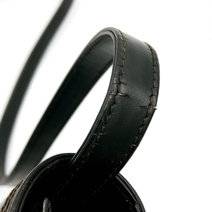 Gucci Shoulder Bag None Fabric Leather Black