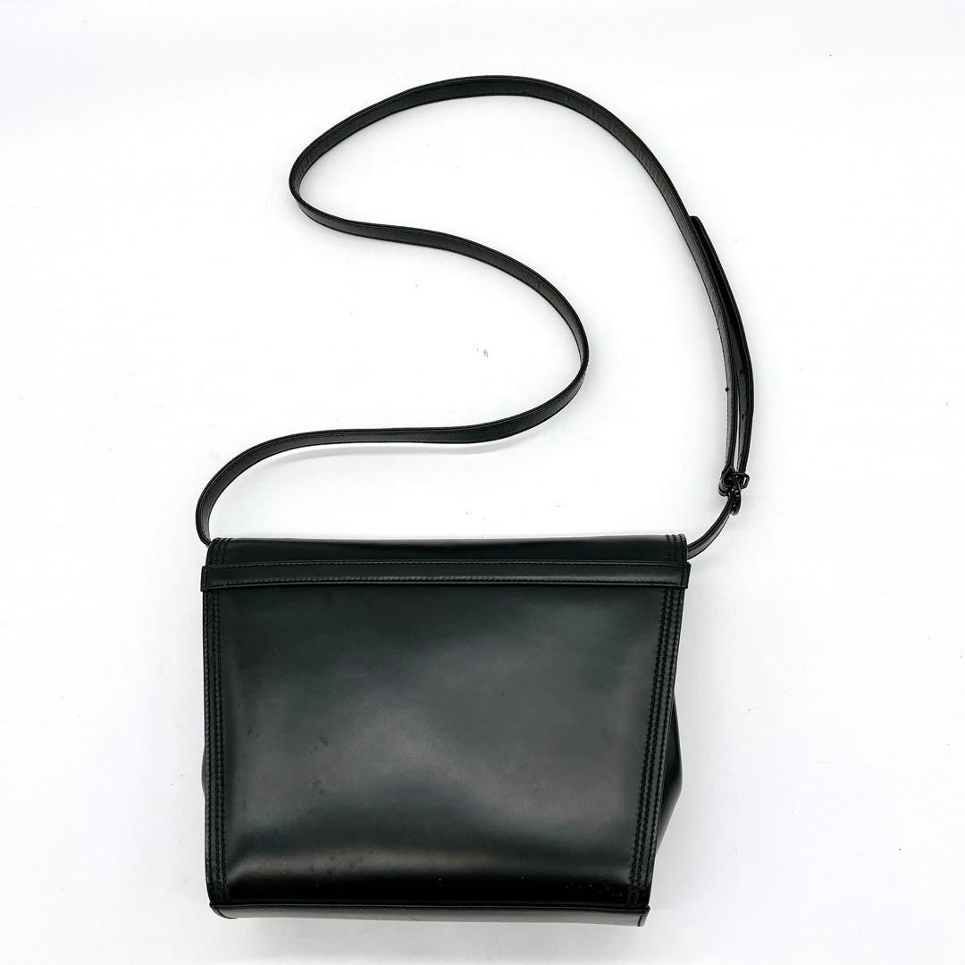 Gucci Shoulder Bag None Fabric Leather Black