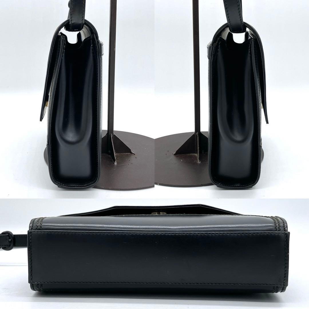 Gucci Shoulder Bag None Fabric Leather Black