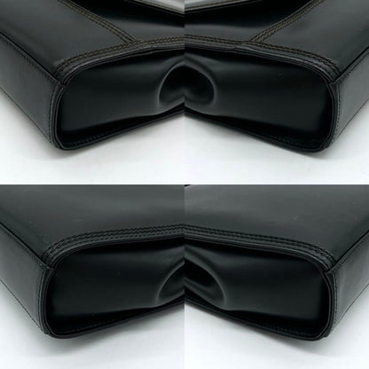 Gucci Shoulder Bag None Fabric Leather Black