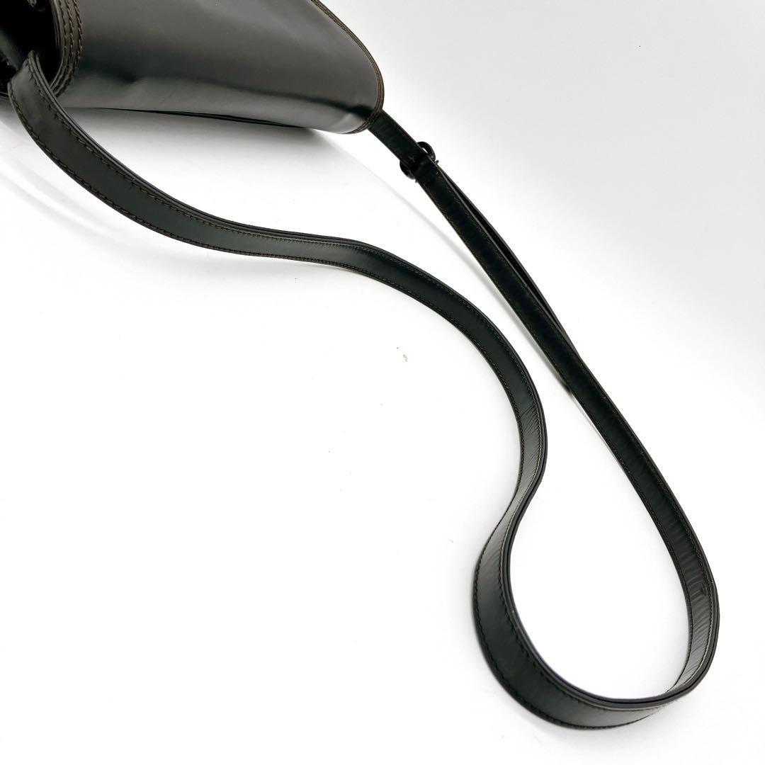 Gucci Shoulder Bag None Fabric Leather Black