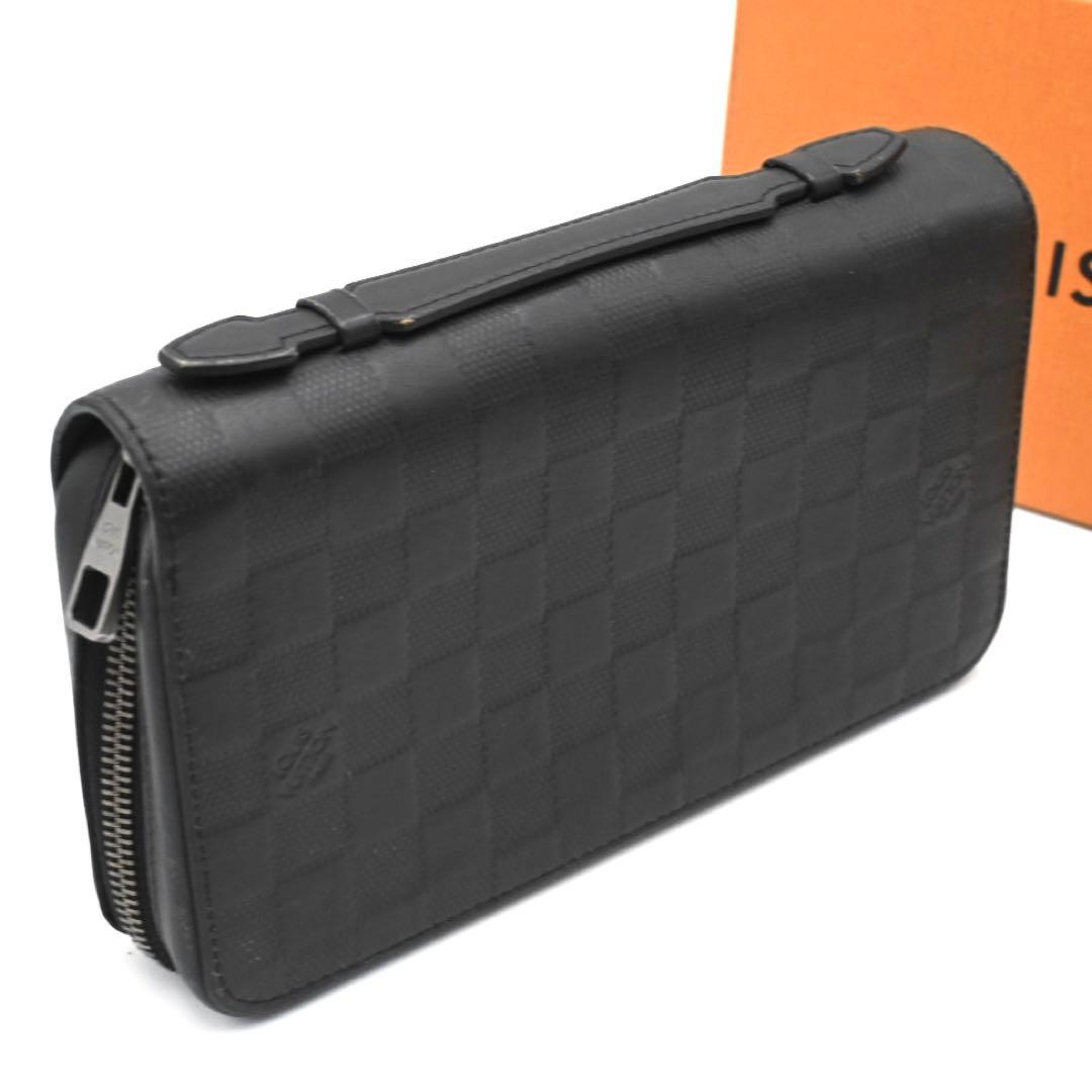 Louis Vuitton Damier Infini Zippy XL Onyx Wallet Black