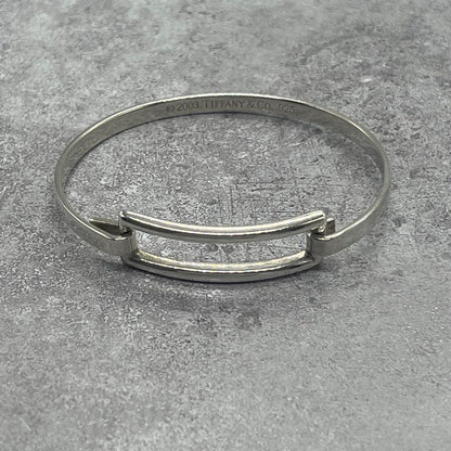 Tiffany & Co Open Rectangle Bangle Bracelet