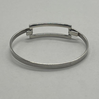 Tiffany & Co Open Rectangle Bangle Bracelet — view 4