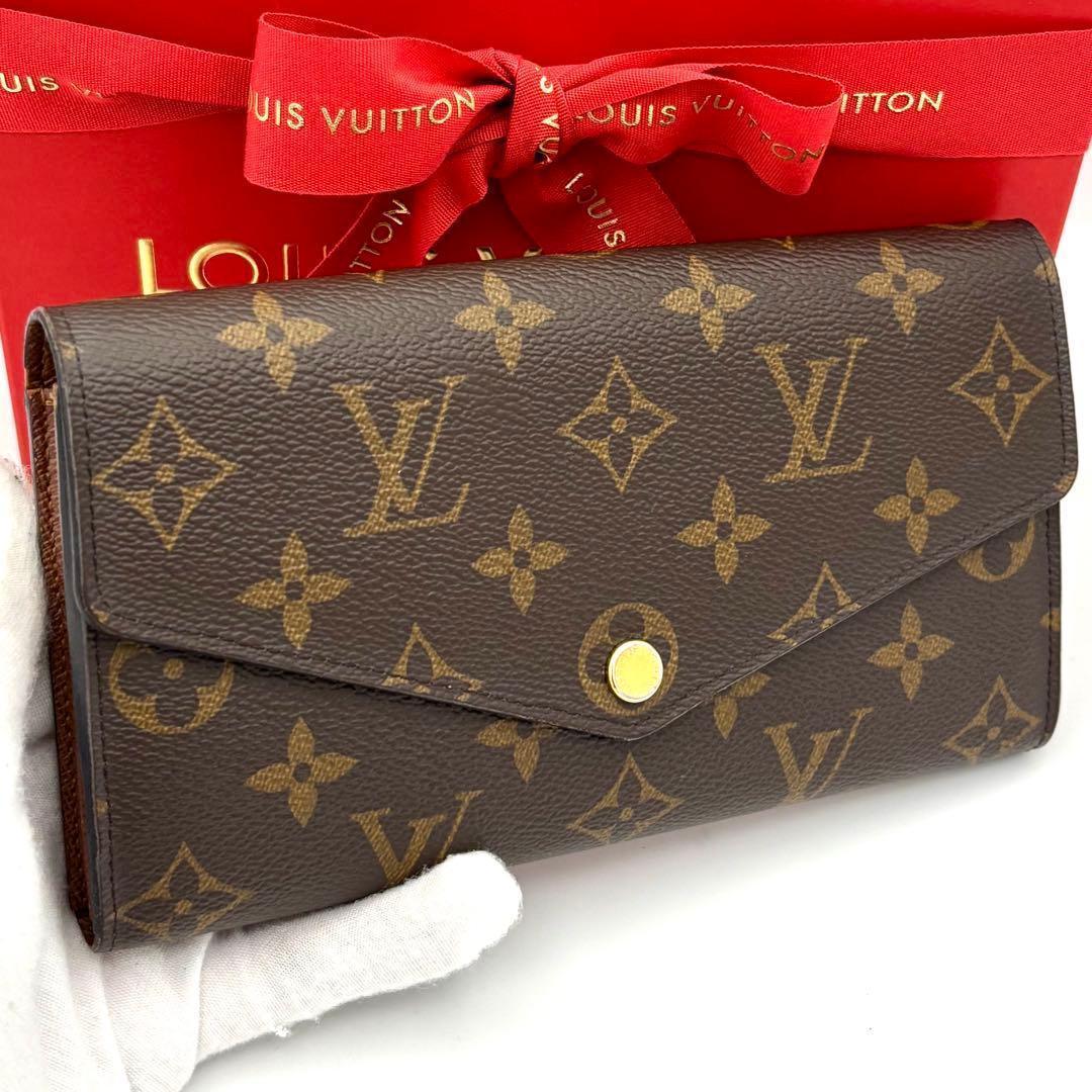 Louis Vuitton Monogram Portefeuille Sarah Brown Wallet