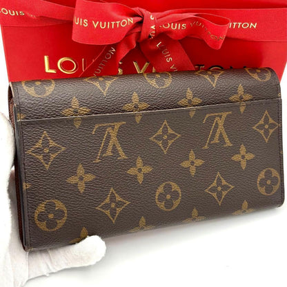 Louis Vuitton Monogram Portefeuille Sarah Brown Wallet — view 2