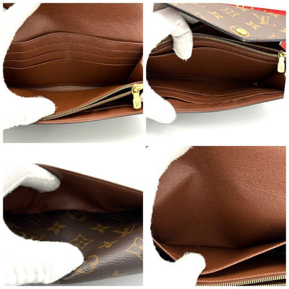 Louis Vuitton Monogram Portefeuille Sarah Brown Wallet — view 5