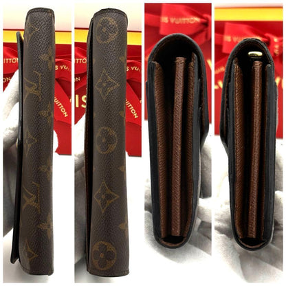 Louis Vuitton Monogram Portefeuille Sarah Brown Wallet — view 6