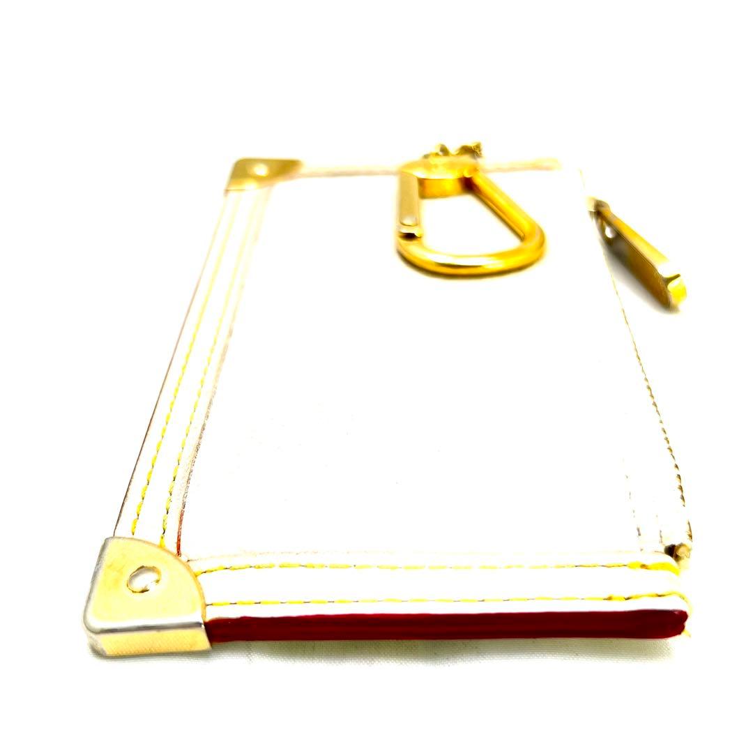 Louis Vuitton Suhali Pochette Cles Coin Case Blanc