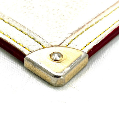 Louis Vuitton Suhali Pochette Cles Coin Case Blanc