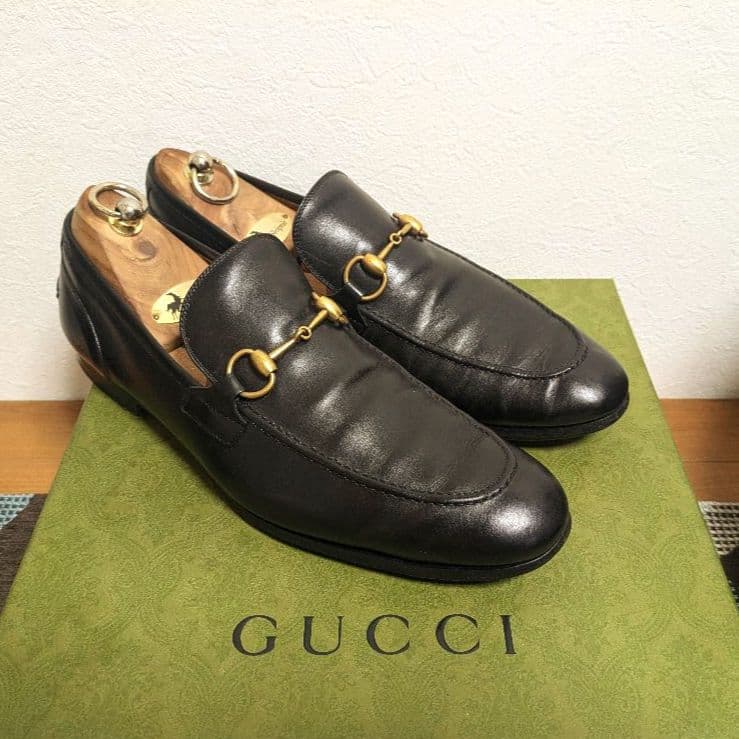 Gucci Horsebit Loafers Jordaan Black 10