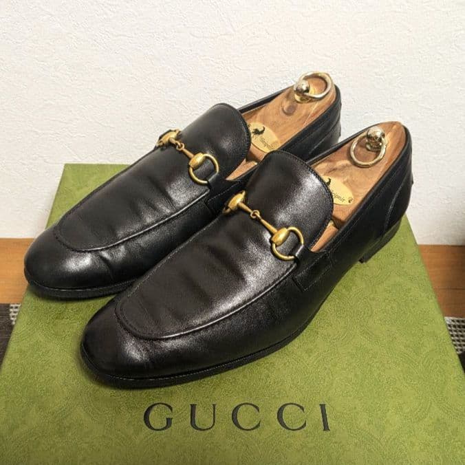 Gucci Horsebit Loafers Jordaan Black 10