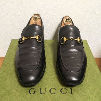Gucci Horsebit Loafers Jordaan Black 10