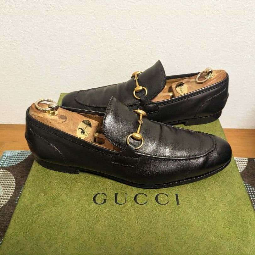 Gucci Horsebit Loafers Jordaan Black 10